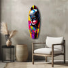 Shadowed Vigilante Glass Wall Art by Insigneart USA