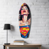 Supergirl Glass Wall Art by Insigneart USA