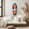 Supergirl Glass Wall Art by Insigneart USA