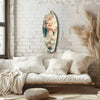 Floral Madonna Glass Wall Art by Insigneart USA
