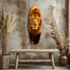 Mr Lion Glass Wall Art by Insigneart USA