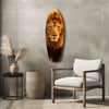 Mr Lion Glass Wall Art by Insigneart USA