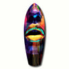 Colorful Lips V15 Glass Wall Art by Insigneart USA