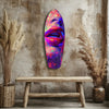 Colorful Lips V17 Glass Wall Art by Insigneart USA