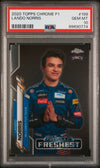 Graded 2020 Topps Chrome Formula 1 Lando Norris #199 Rookie RC F1 Racing Card PSA 10 Gem Mint