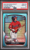 Graded 2023 Topps Bowman Draft Cooper Ingle #BDC85 Chrome Sky Blue Rookie RC Baseball Card PSA 10 Gem Mint