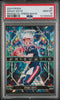Graded 2024 Panini Prizm Drake Maye #2 Prizmatic Green Wave Rookie RC Football Card PSA 10 Gem Mint by Hall of Fame Sports Memorabilia