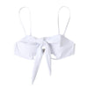 Ladies Summer Solid Color Swimsuit Female Detachable Shoulder Strap Halter Bikini Women's Bikini Swimsuits One Piece Bathing Suits Tie Knot Cutout Swimwear with Crisscross Design by Stevvex