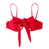 Ladies Summer Solid Color Swimsuit Female Detachable Shoulder Strap Halter Bikini Women's Bikini Swimsuits One Piece Bathing Suits Tie Knot Cutout Swimwear with Crisscross Design by Stevvex