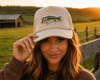 Largemouth Bass Patch Trucker Hat by Wild Junkie