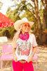 Las Vegas Pink Rodeo Graphic Tee by Wild Junkie