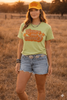 Leave Me Alone Retro Flower Graphic Tee by Wild Junkie