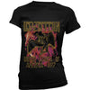 Led Zeppelin Black Flames [T-Shirt] by Rock Band Apparel