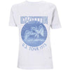 Led Zeppelin Tour '75 Blue Wash [T-Shirt] by Rock Band Apparel