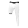 Single-Leg Compression Tights - Left - White by Bigger Than Basketball