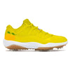 "Lemon" Jordan 11 Retro Low Golf Shoes by Stadium Custom Kicks
