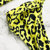Leopard Bikini Women Swimwear Female Swimsuit Two-piece Bikini Set Comfortable Bathing Suit Swim Lady High Waist Bikini Set For Women Athletic Two Piece Soft Swimsuit Sporty Scoop Neck Bathing Suit by Stevvex