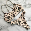 Leopard Bikini Women Swimwear Female Swimsuit Two-piece Bikini Set Comfortable Bathing Suit Swim Lady High Waist Bikini Set For Women Athletic Two Piece Soft Swimsuit Sporty Scoop Neck Bathing Suit by Stevvex