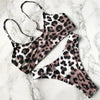 Leopard Bikini Women Swimwear Female Swimsuit Two-piece Bikini Set Comfortable Bathing Suit Swim Lady High Waist Bikini Set For Women Athletic Two Piece Soft Swimsuit Sporty Scoop Neck Bathing Suit by Stevvex