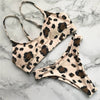 Leopard Bikini Women Swimwear Female Swimsuit Two-piece Bikini Set Comfortable Bathing Suit Swim Lady High Waist Bikini Set For Women Athletic Two Piece Soft Swimsuit Sporty Scoop Neck Bathing Suit by Stevvex