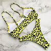 Leopard Bikini Women Swimwear Female Swimsuit Two-piece Bikini Set Comfortable Bathing Suit Swim Lady High Waist Bikini Set For Women Athletic Two Piece Soft Swimsuit Sporty Scoop Neck Bathing Suit by Stevvex