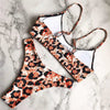 Leopard Bikini Women Swimwear Female Swimsuit Two-piece Bikini Set Comfortable Bathing Suit Swim Lady High Waist Bikini Set For Women Athletic Two Piece Soft Swimsuit Sporty Scoop Neck Bathing Suit by Stevvex