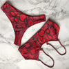 Leopard Bikini Women Swimwear Female Swimsuit Two-piece Bikini Set Comfortable Bathing Suit Swim Lady High Waist Bikini Set For Women Athletic Two Piece Soft Swimsuit Sporty Scoop Neck Bathing Suit by Stevvex