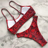 Leopard Bikini Women Swimwear Female Swimsuit Women Two Pieces Scalloped Bikini Set Swimsuits Bathing Suit Two-pieces Bikini Set Bather Bathing Suit by Stevvex