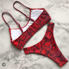 Leopard Bikini Women Swimwear Female Swimsuit Women Two Pieces Scalloped Bikini Set Swimsuits Bathing Suit Two-pieces Bikini Set Bather Bathing Suit by Stevvex