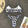 Leopard Bikini Women Swimwear Female Swimsuit Women Two Pieces Scalloped Bikini Set Swimsuits Bathing Suit Two-pieces Bikini Set Bather Bathing Suit by Stevvex