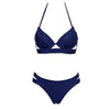 Leopard Bikinis Women Summer Swimsuit Strapless Bandage Bathing Suits Women's Halter Triangle Bikini Bottom Soft Two Piece Swimsuits Low Waist Push Up Bikini Set Swimwear by Stevvex