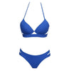 Leopard Bikinis Women Summer Swimsuit Strapless Bandage Bathing Suits Women's Halter Triangle Bikini Bottom Soft Two Piece Swimsuits Low Waist Push Up Bikini Set Swimwear by Stevvex