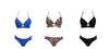 Leopard Bikinis Women Summer Swimsuit Strapless Bandage Bathing Suits Women's Halter Triangle Bikini Bottom Soft Two Piece Swimsuits Low Waist Push Up Bikini Set Swimwear by Stevvex