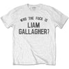 Liam Gallagher Who the Fuck‚Ä¶ [T-Shirt] by Rock Band Apparel