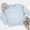 Dilly Dally Club Crewneck Sweatshirt – Members Only Cozy Graphic Pullover by Hey Jude Graphic Tees