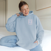 Love Like Jesus Striped Graphic Hoodie by Hey Jude Graphic Tees