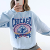 Chicago Baseball Sweatshirt | Vintage Distressed Sports Crewneck by Hey Jude Graphic Tees