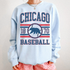 Chicago Baseball Crewneck Sweatshirt | Vintage Inspired by Hey Jude Graphic Tees