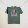 God Is Good Colorful Graphic Tee | Faith-Inspired Christian T-Shirt by Hey Jude Graphic Tees