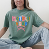 Motherhood Retro Floral Bow Graphic Tee by Hey Jude Graphic Tees