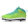 "Limeade” Jordan 10 Retro Cleats by Stadium Custom Kicks