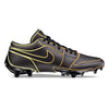 "Gold Lines” Jordan 1 Vapor Edge Low Cleats by Stadium Custom Kicks