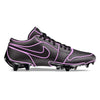 "Pink Lines” Jordan 1 Vapor Edge Low Cleats by Stadium Custom Kicks