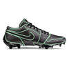 "Mint Green Lines” Jordan 1 Vapor Edge Low Cleats by Stadium Custom Kicks