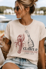 Claws & Champagne Lobster Club Bella Canvas Graphic Tee by Ocean & 7th