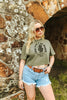 Long Live Rad Women Boxy Crop Graphic Tee by Wild Junkie
