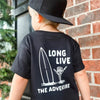 LONG LIVE THE ADVENTURE TEE - BLACK by LITTLE RAD THINGS
