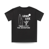 LONG LIVE THE ADVENTURE TEE - BLACK by LITTLE RAD THINGS