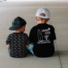 LONG LIVE THE ADVENTURE TEE - BLACK by LITTLE RAD THINGS