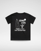 LONG LIVE THE ADVENTURE TEE - BLACK by LITTLE RAD THINGS